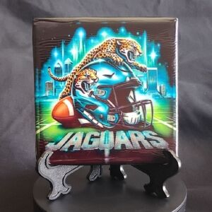 Hand Crafted Jacksonville Jaguar Art
